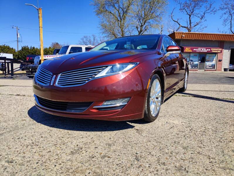 2015 Lincoln MKZ for sale at Lamarina Auto Sales in Dearborn Heights MI