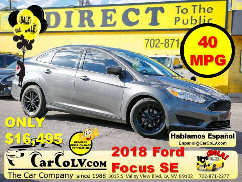 2018 Ford Focus for sale at The Car Company in Las Vegas NV
