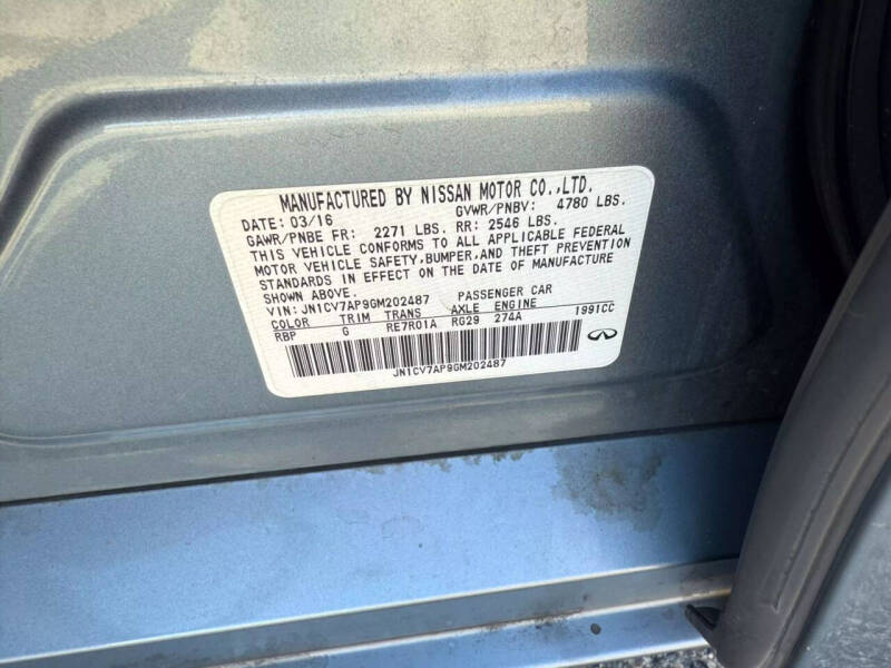 2016 Infiniti Q50 2.0T Premium