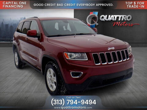 2014 Jeep Grand Cherokee for sale at Quattro Motors 2 - 1 in Redford MI
