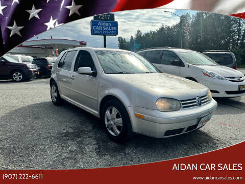 2000 Volkswagen Golf for sale at AIDAN CAR SALES in Anchorage AK