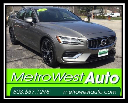 2019 Volvo S60 for sale at Metro West Auto in Bellingham MA