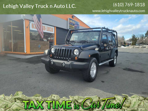 2012 Jeep Wrangler Unlimited for sale at Lehigh Valley Truck n Auto LLC. in Schnecksville PA