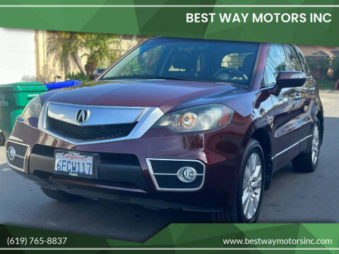 2010 Acura RDX for sale at BEST WAY MOTORS INC in San Diego CA