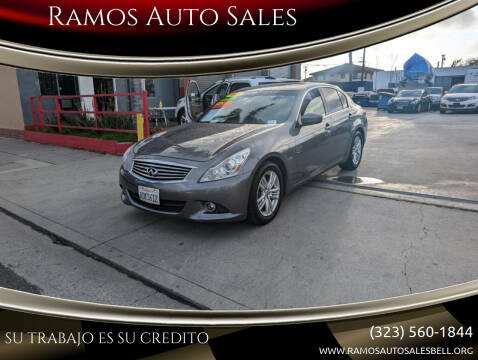 2015 Infiniti Q40 for sale at Ramos Auto Sales in Bell CA