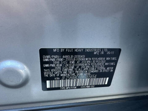 2011 Subaru Forester 2.5X