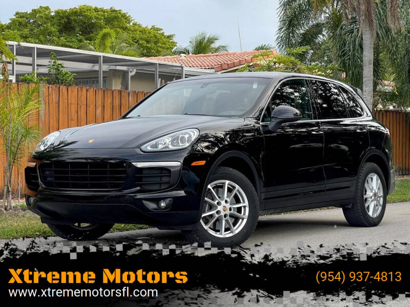 2016 Porsche Cayenne for sale at Xtreme Motors in Hollywood FL