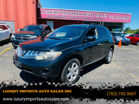 2009 Nissan Murano for sale at LUXURY IMPORTS AUTO SALES INC in North Branch MN