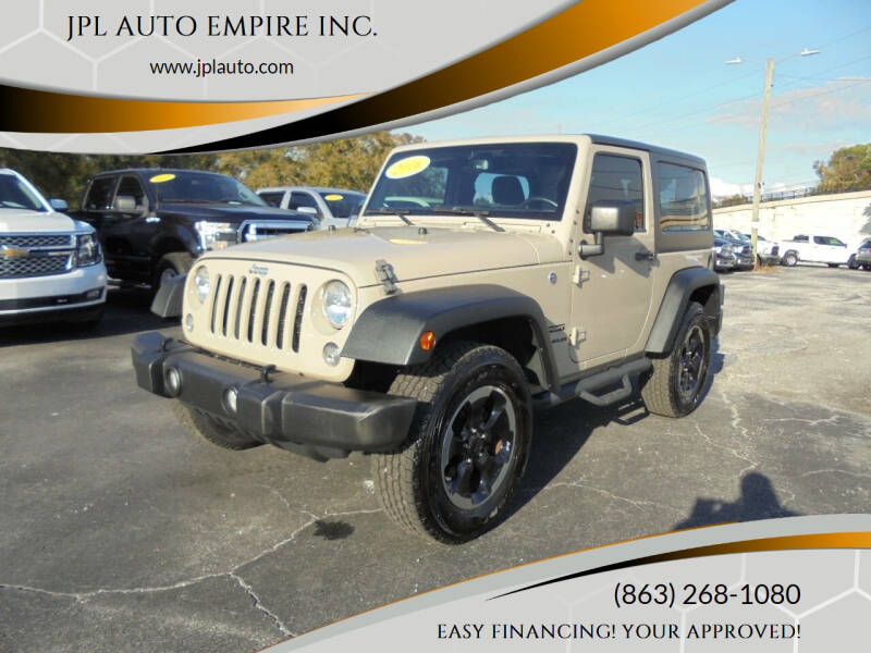 2016 Jeep Wrangler Sport S