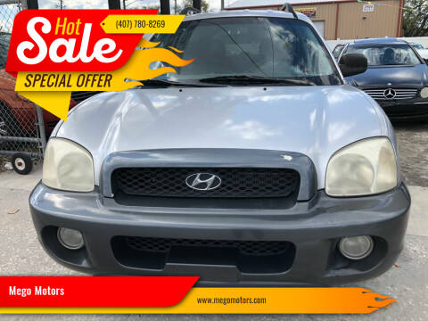 2001 Hyundai Santa Fe for sale at Mego Motors in Casselberry FL