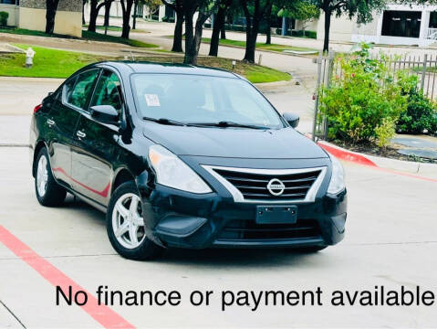 2016 Nissan Versa for sale at Texas Drive Auto in Dallas TX