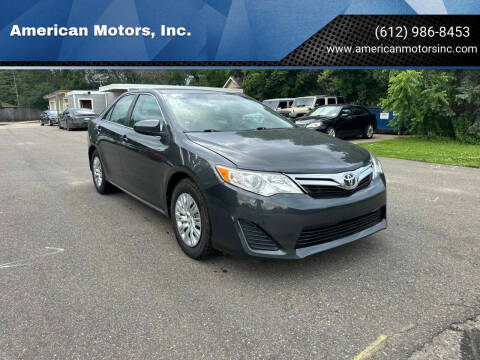 2012 Toyota Camry for sale at American Motors, Inc. in Farmington MN