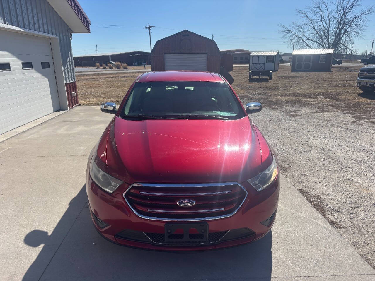 Red 2015 Ford Taurus Limited Limited 4dr Sedan 2