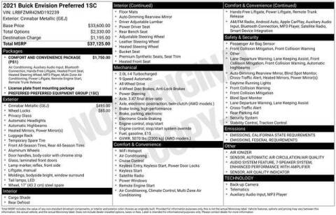 2021 Buick Envision Preferred