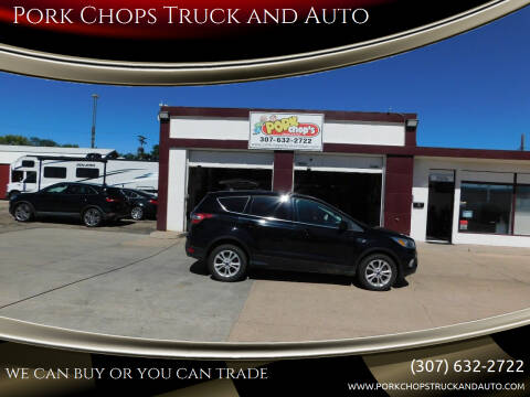 2017 Ford Escape for sale at Pork Chops Truck and Auto in Cheyenne WY