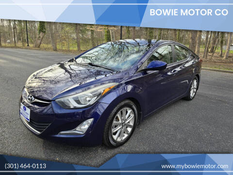 2014 Hyundai Elantra for sale at Bowie Motor Co in Bowie MD
