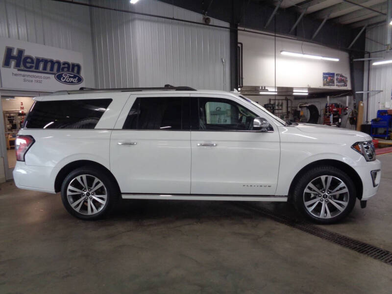 Used 2021 Ford Expedition Platinum with VIN 1FMJK1MT5MEA57646 for sale in Luverne, MN