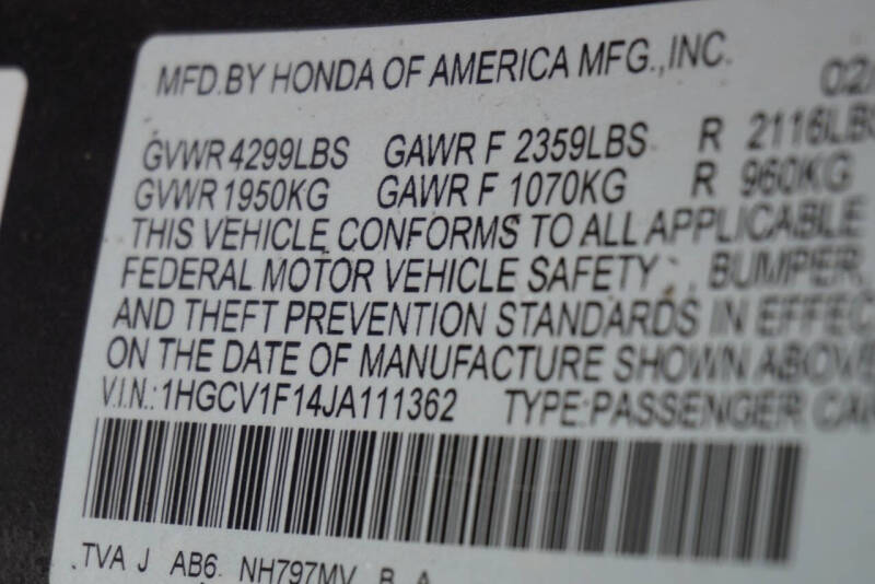 2018 Honda Accord LX