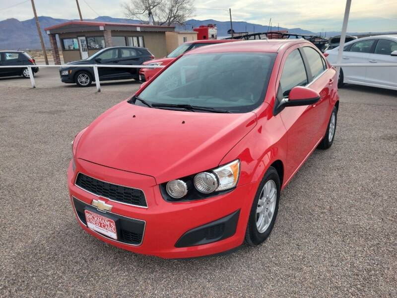 2015 Chevrolet Sonic for sale at Bickham Used Cars in Alamogordo NM