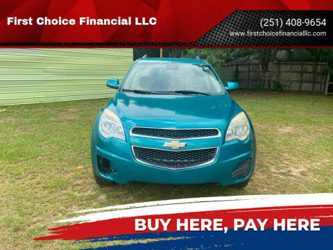 2015 Chevrolet Equinox for sale at First Choice Financial LLC in Semmes AL