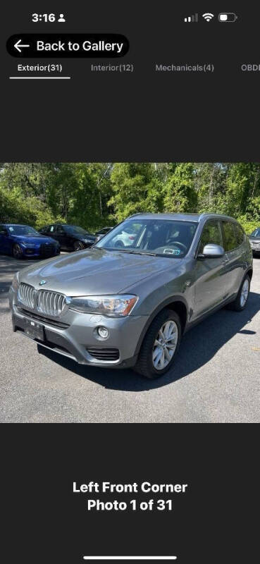 2016 BMW X3 xDrive28i