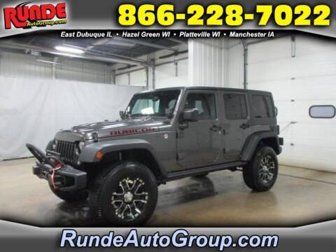 2017 Jeep Wrangler Unlimited for sale at Runde PreDriven in Hazel Green WI