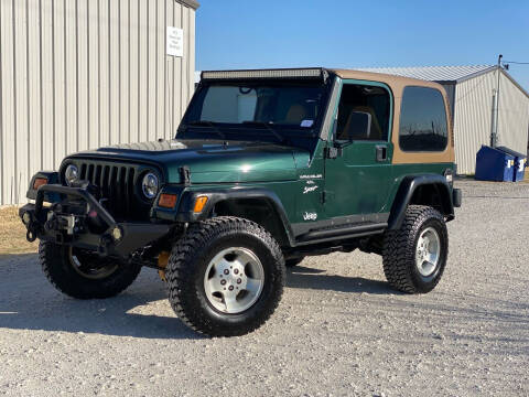 2001 Jeep Wrangler for sale at Andover Auto Group, LLC. in Argyle TX