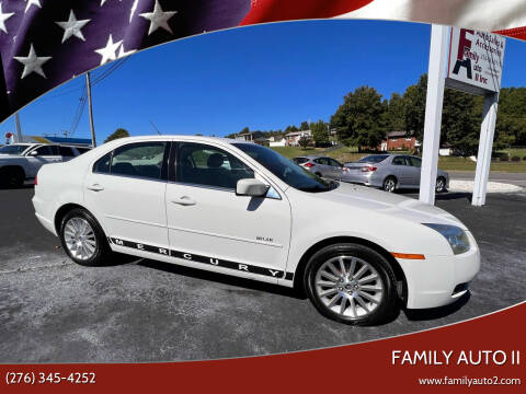 2008 Mercury Milan for sale at FAMILY AUTO II in Pounding Mill VA