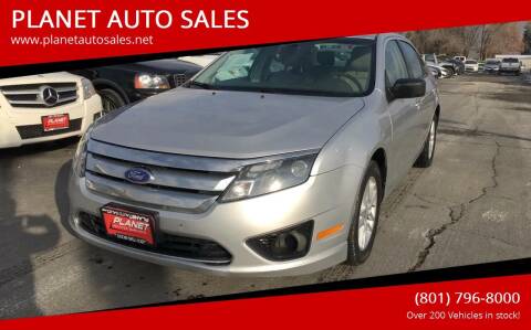 2012 Ford Fusion for sale at PLANET AUTO SALES in Lindon UT