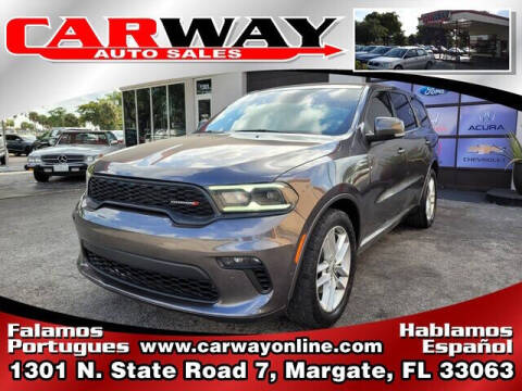 2021 Dodge Durango for sale at CARWAY Auto Sales in Margate FL