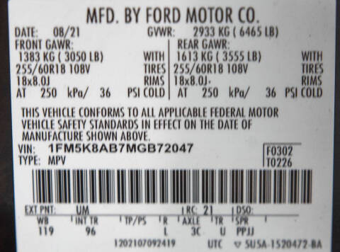 2021 Ford Explorer Police Interceptor Utility