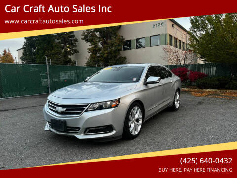 2014 Chevrolet Impala for sale at Car Craft Auto Sales Inc in Lynnwood WA