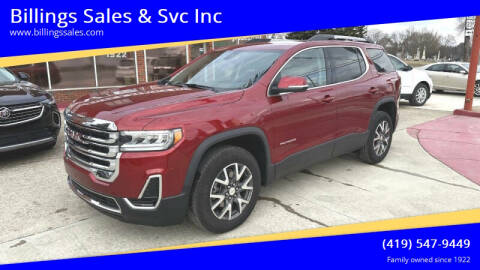 2023 GMC Acadia for sale at Billings Sales & Svc Inc in Clyde OH
