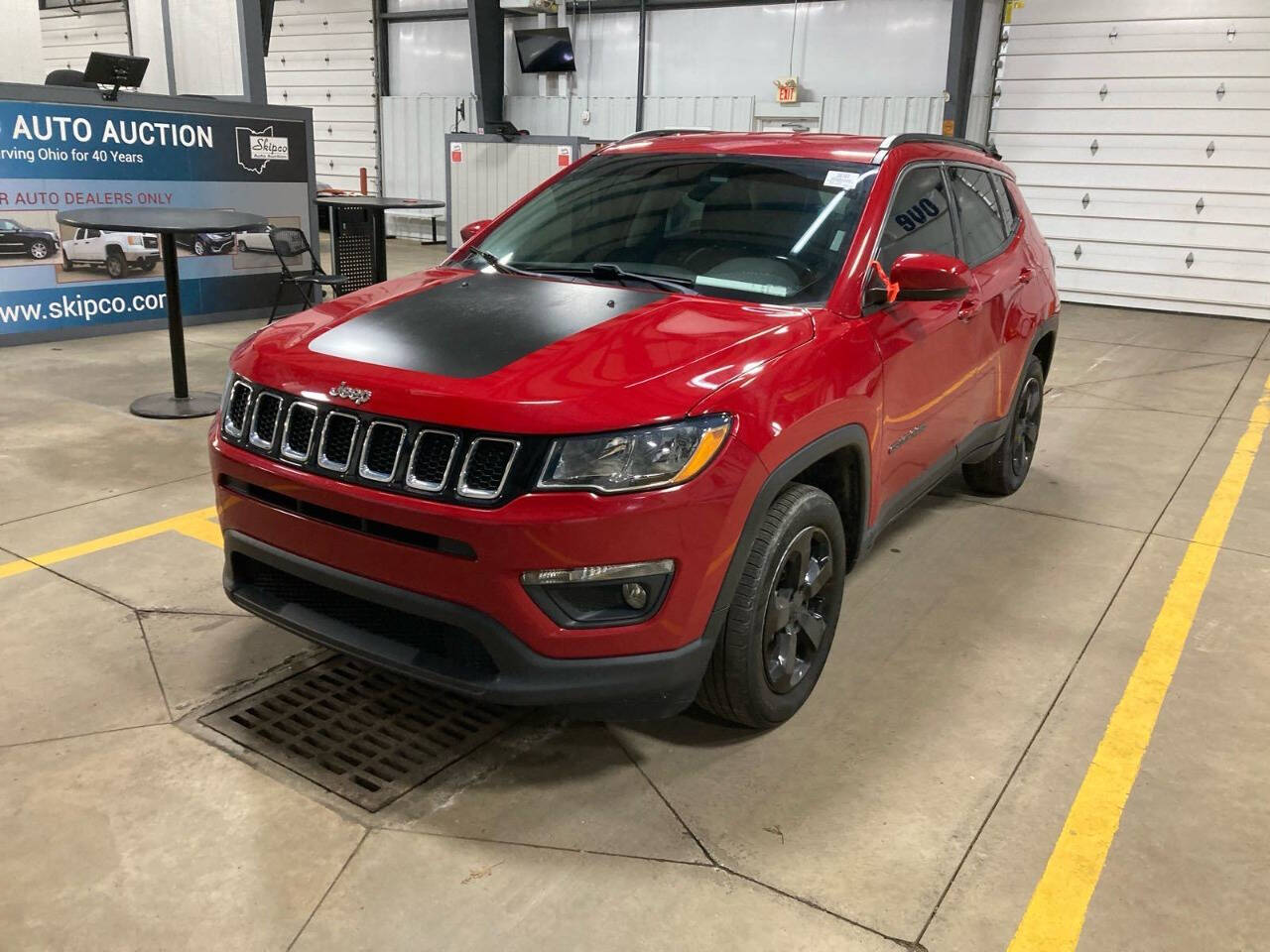 Red 2020 Jeep Compass Latitude 4x4 Latitude 4dr SUV 1