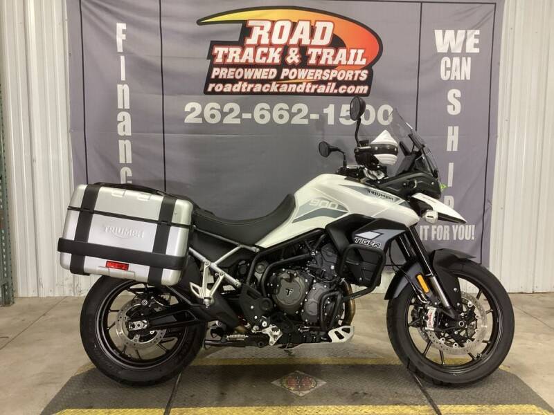 2021 Triumph Tiger 900 GT Pro Pure White for sale at Road Track and Trail in Big Bend WI