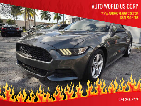 2016 Ford Mustang for sale at Auto World US Corp in Plantation FL