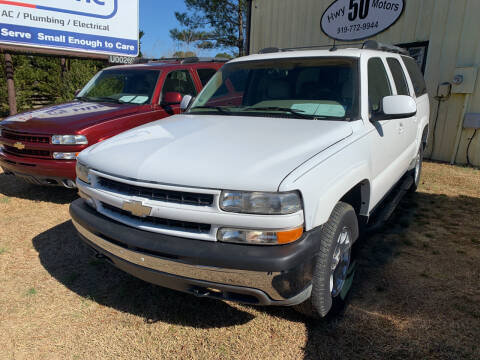 2003 Chevrolet Suburban for sale at HWY 50 MOTORS in Garner NC