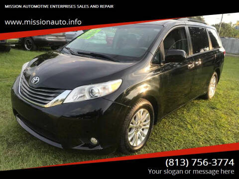 2011 Toyota Sienna for sale at MISSION AUTOMOTIVE ENTERPRISES in Plant City FL