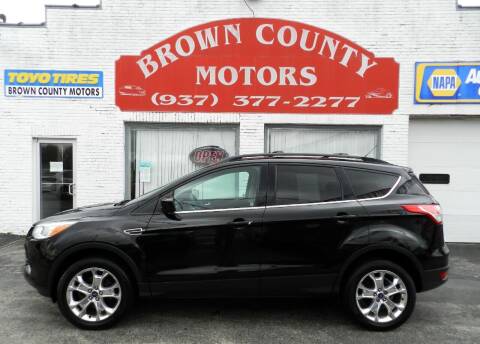 2013 Ford Escape for sale at Brown County Motors in Russellville OH