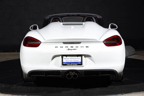 2016 Porsche Boxster Spyder