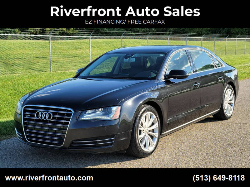 2011 Audi A8 L for sale at Riverfront Auto Sales in Middletown OH