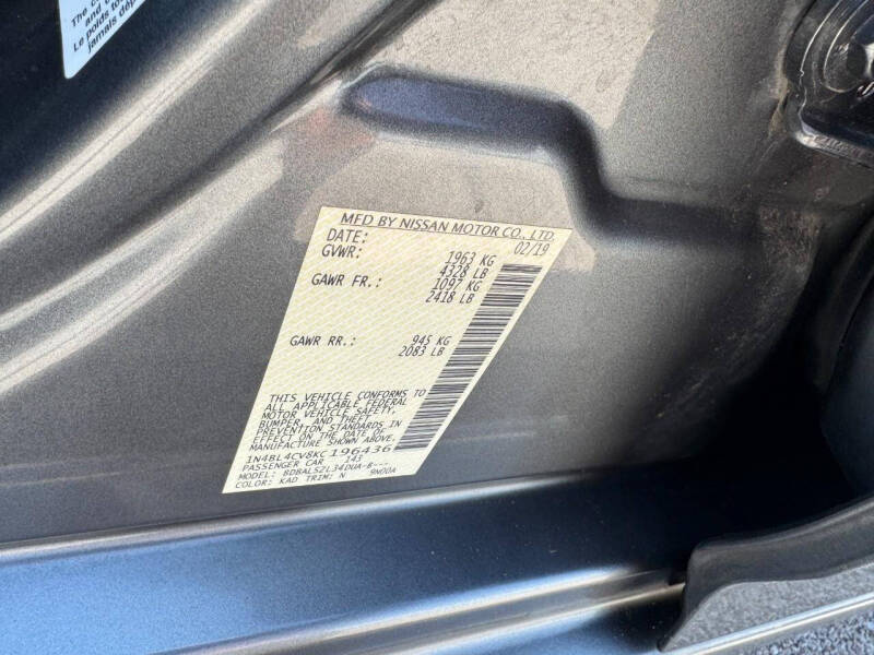 2019 Nissan Altima 2.5 SR