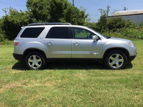 2007 GMC Acadia for sale at JENTSCH MOTORS in Hearne TX