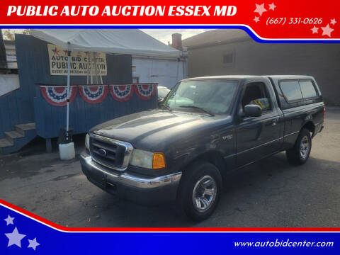 2005 Ford Ranger for sale at PUBLIC AUTO AUCTION ESSEX MD in Essex MD