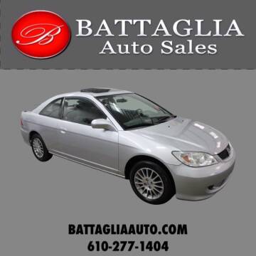 2005 Honda Civic for sale at Battaglia Auto Sales in Plymouth Meeting PA