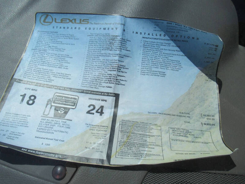 2005 Lexus RX 330