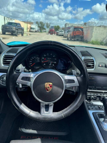 2016 Porsche Boxster Black Edition