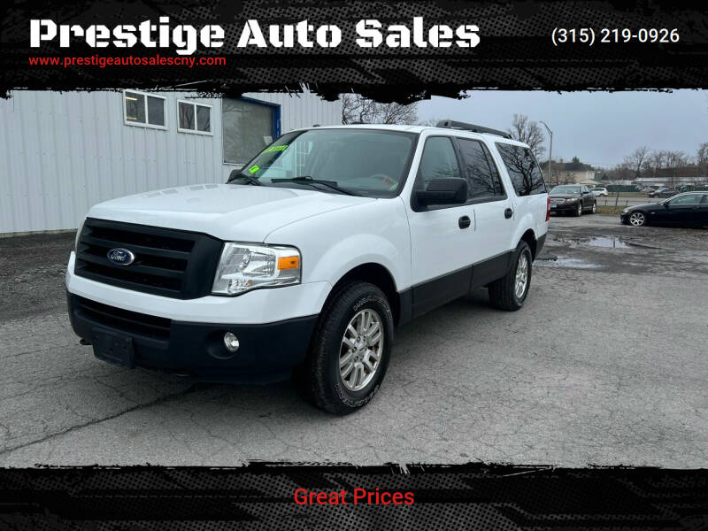 2012 Ford Expedition EL for sale at Prestige Auto Sales in Yorkville NY