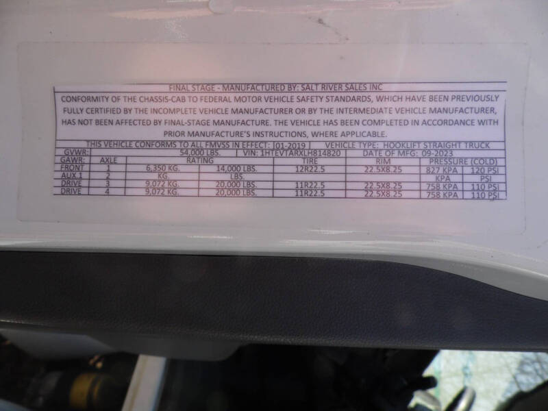 2020 International MV607