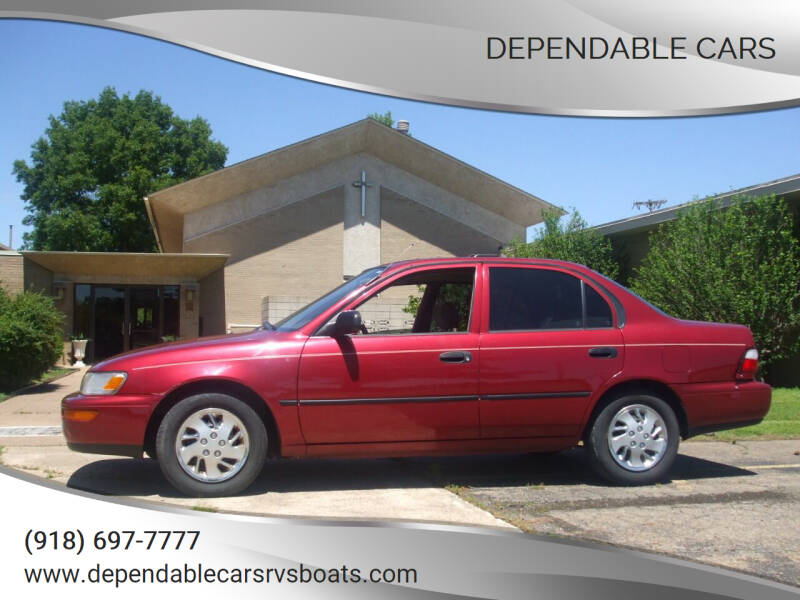 1997 Toyota Corolla for sale at DEPENDABLE CARS in Mannford OK